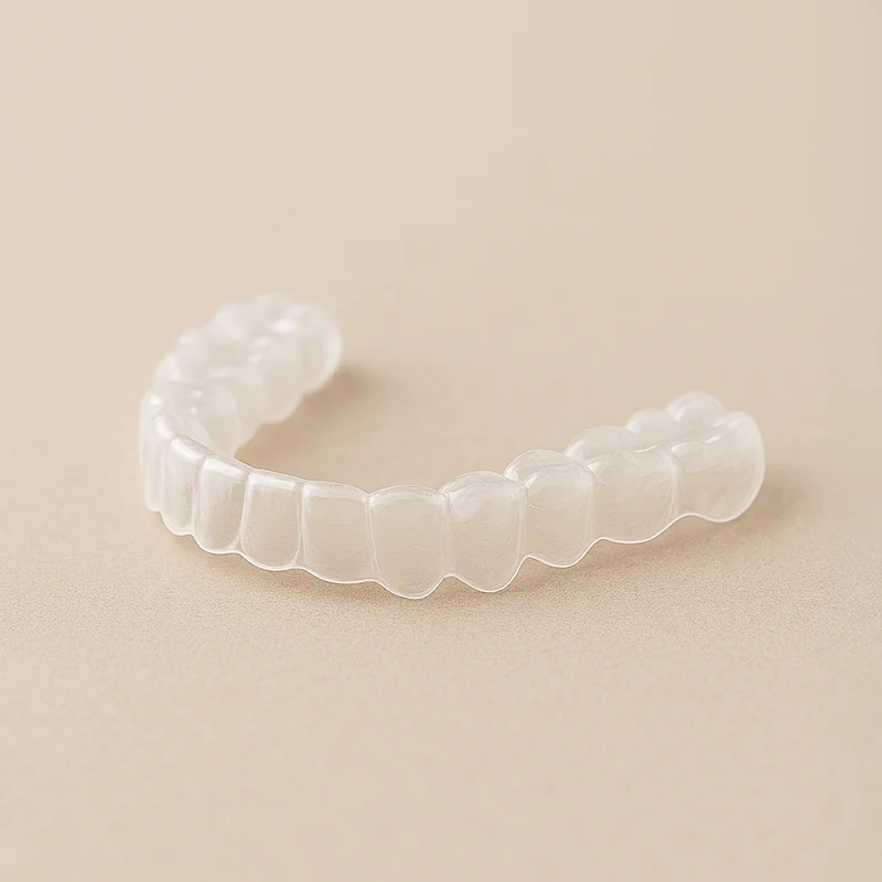 Transparente Zahnschiene Transparente Zahnschiene Korrektur Zahnfehlstellung
